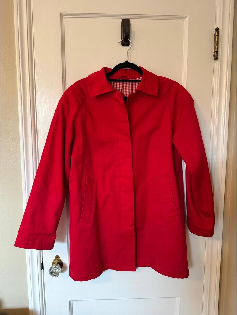 J.G. Hook Bright Red Coat Women’s M